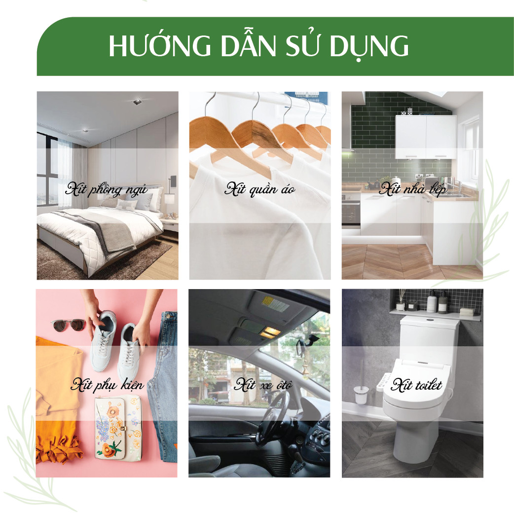 Tinh dầu xịt phòng 24Care diệt muỗi côn trùng 100ml - Thành phần từ Tinh dầu thiên nhiên