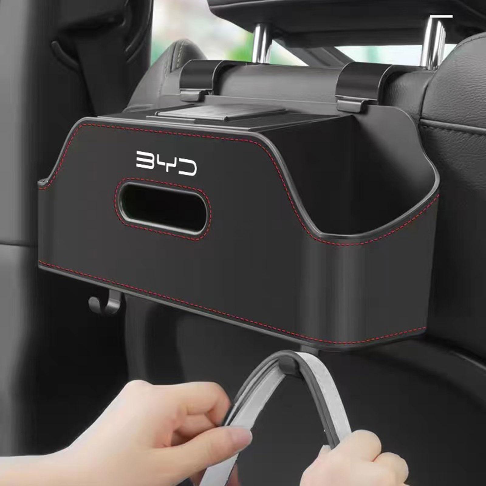 Car Back Seat Organizer Keep Tidy with Hooks Hanger Stylish Drink Cup Holder