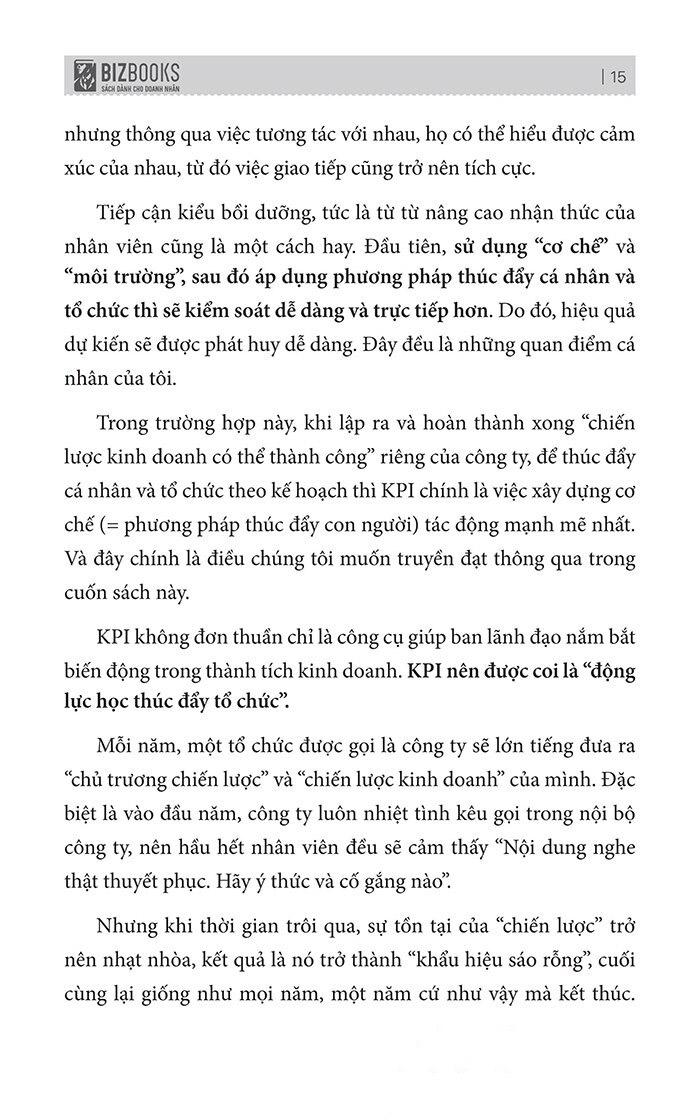 Quản Trị KPI - Công Cụ Vận Hành Tổ Chức Và Nhân Sự Một Cách Hiệu Quả