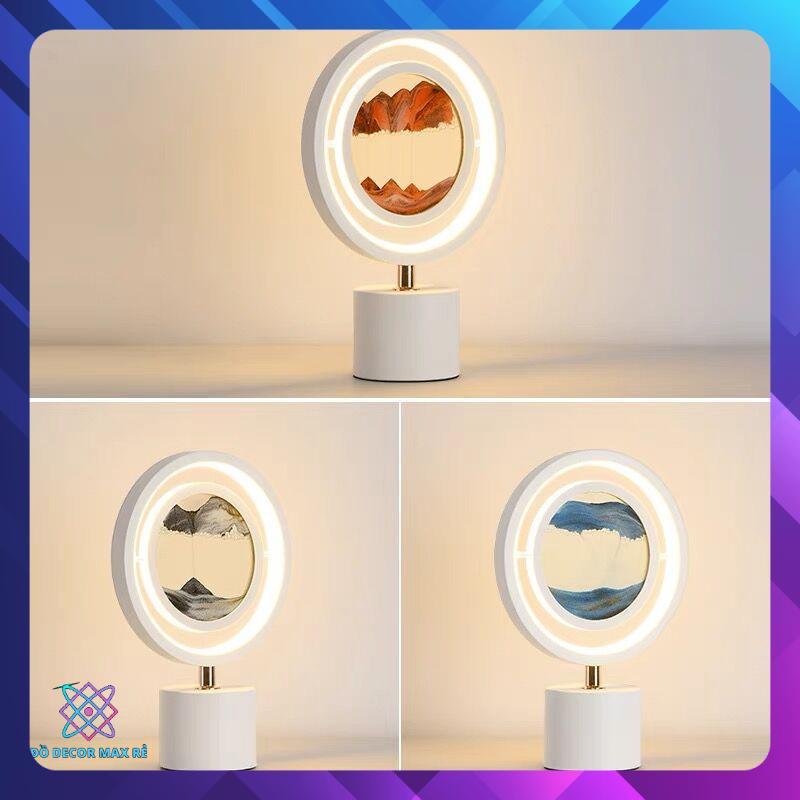 Tranh Cát Chuyển Động 3D Kèm Led Làm Quà Tặng, Trang Trí Có Thể Điều Chỉnh 2 Màu Ánh Sáng Và Độ Sáng Độ Tối