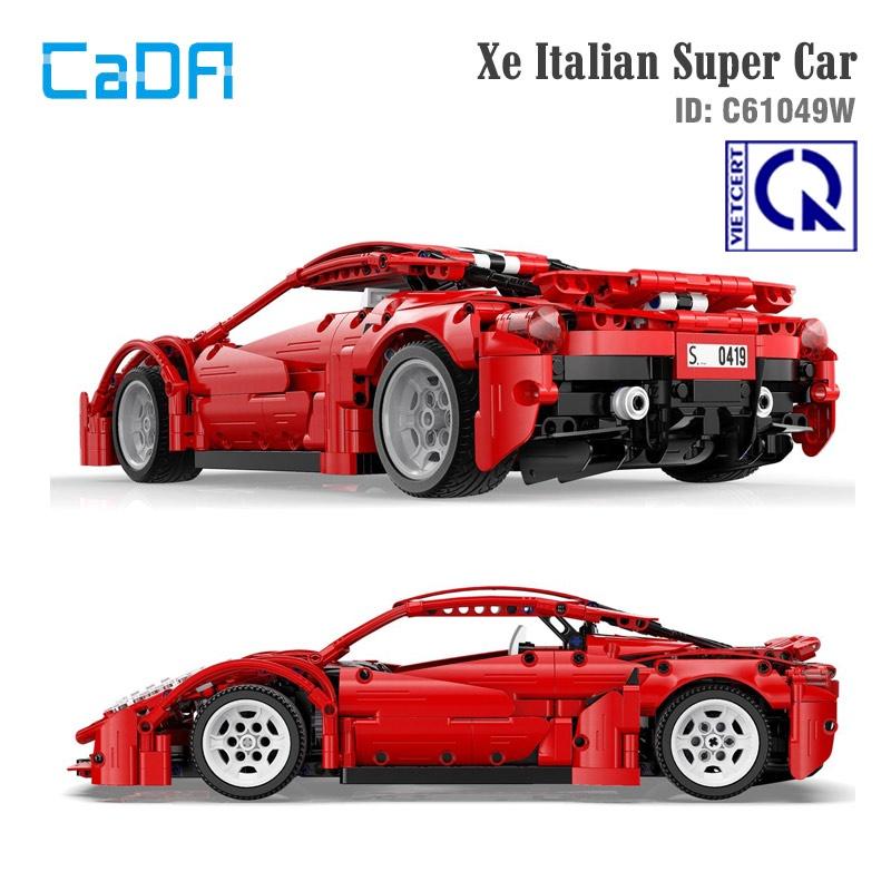 Đồ Chơi Lắp Ráp  Xếp Hình Điều Khiển Từ Xa Xe Italian Super Car – CADA C61049W