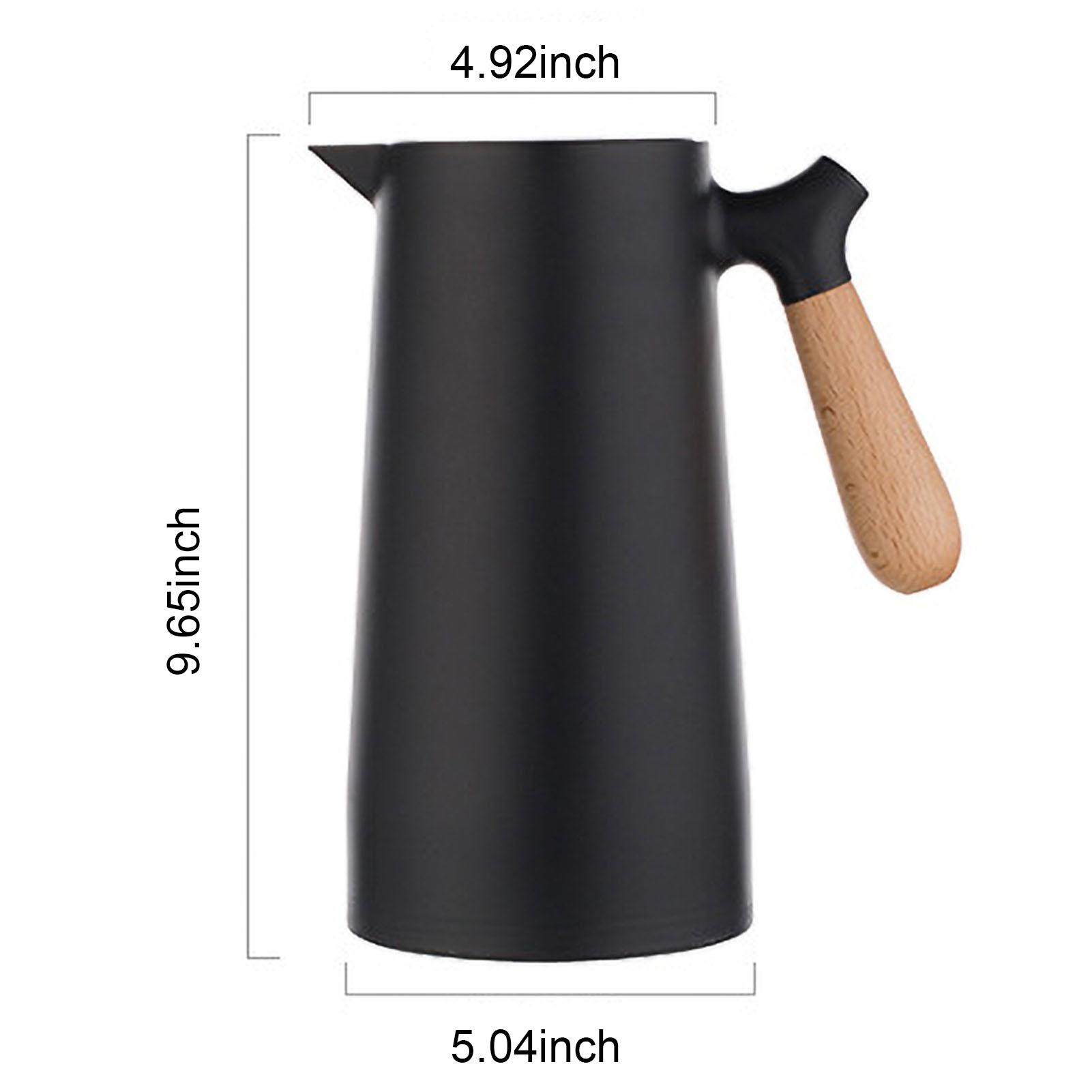 Thermal Coffee Carafe Double Walled Thermos Household Glass Liner Coffee Pot Household Insulation Pot Vacuum Carafes