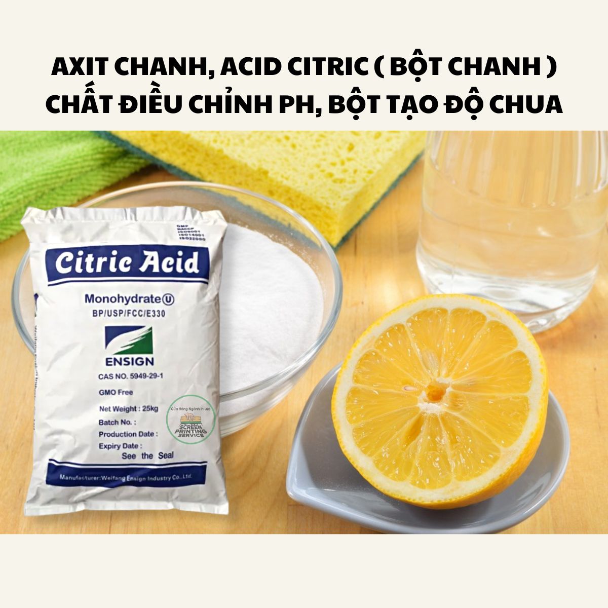 Bột chanh acid citric 1kg