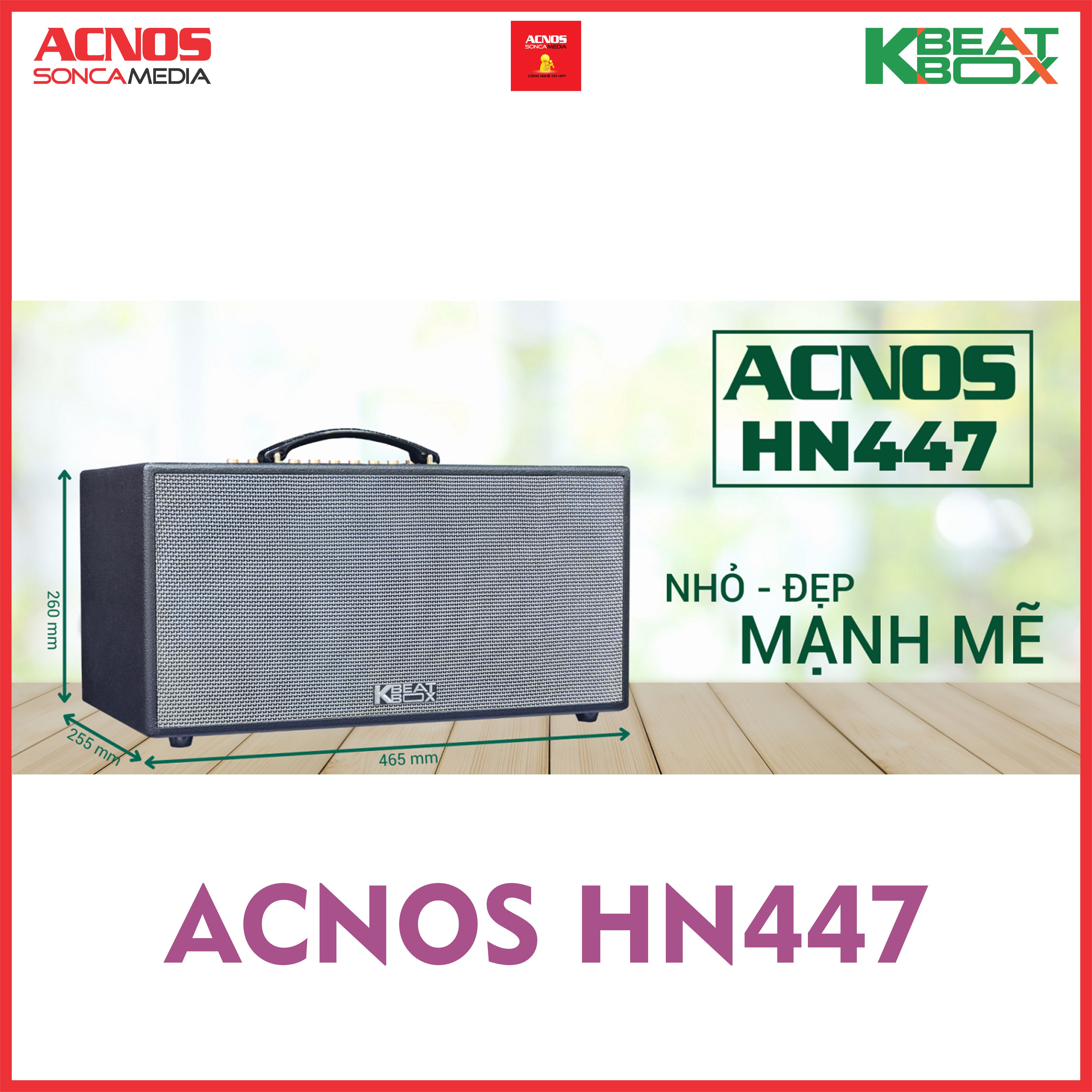 Dàn âm thanh di động xách tay ACNOS HN447