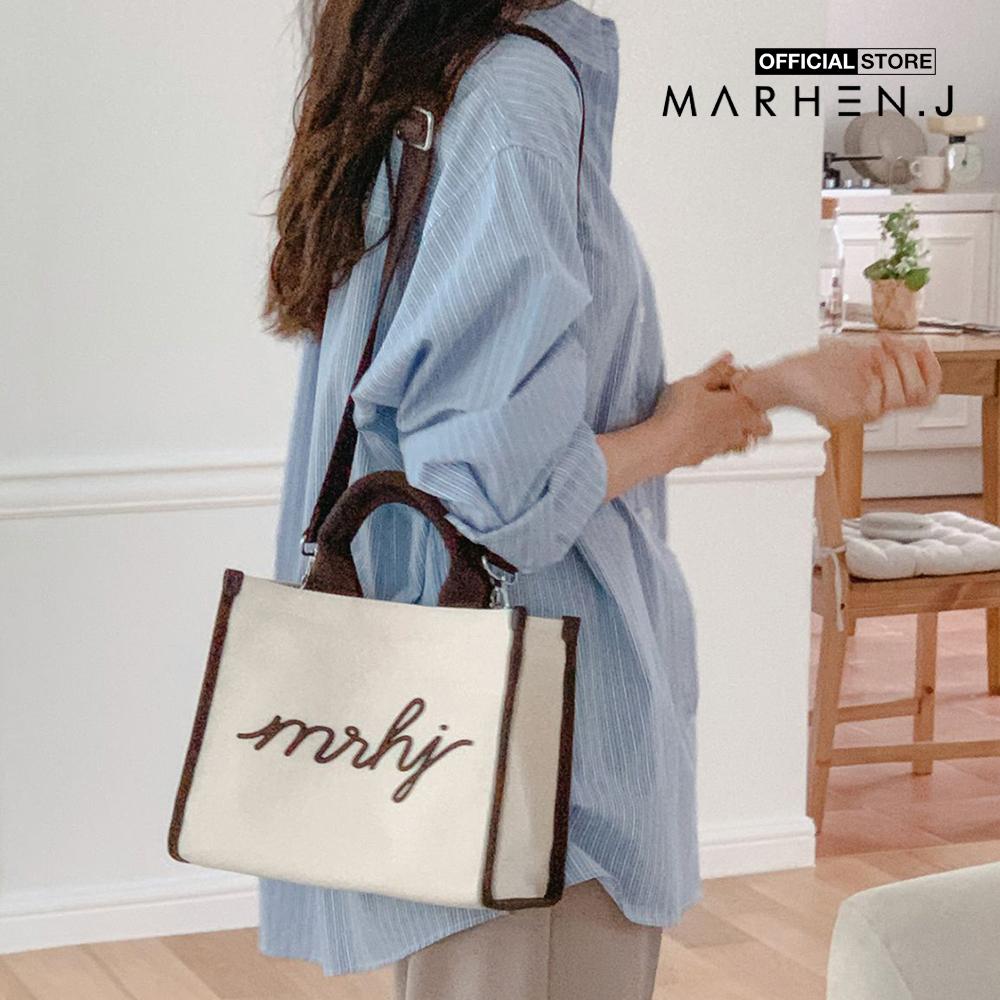 Marhen.J - Túi đeo vai nữ phom chữ nhật Rio MJ22CRIOMN-BR