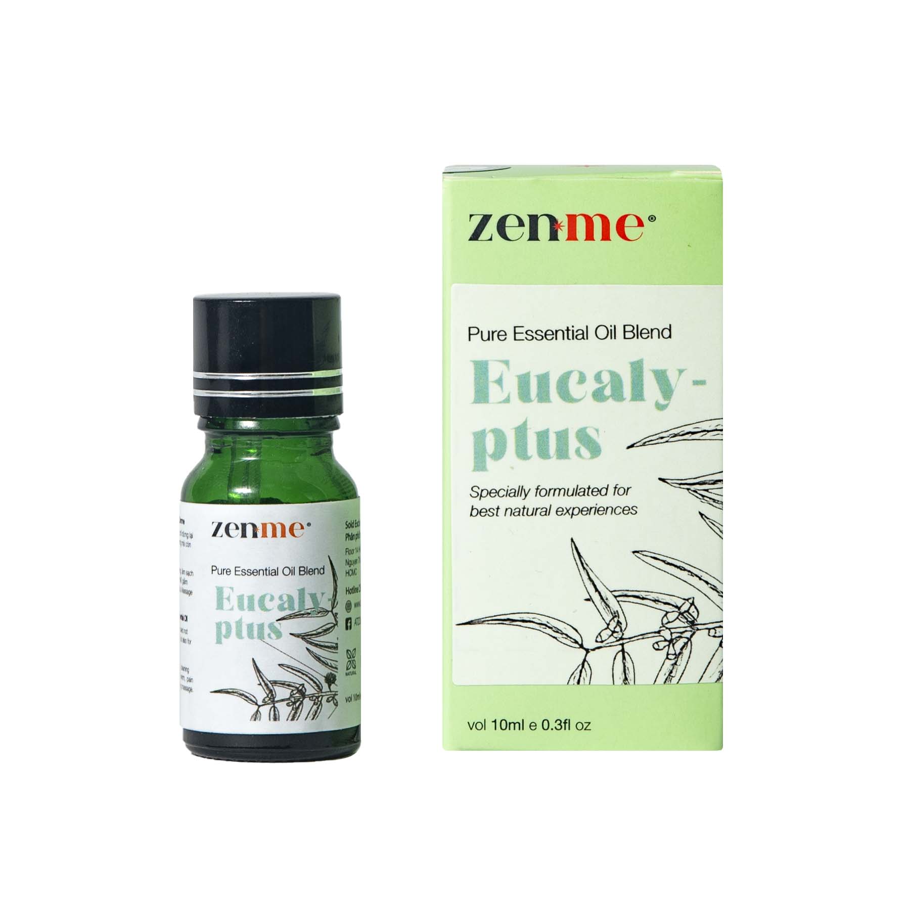 Tinh dầu tinh chất Zenme Khuynh Diệp 10ml giúp chống viêm, chống oxy hóa - Tinh dầu thiên nhiên.