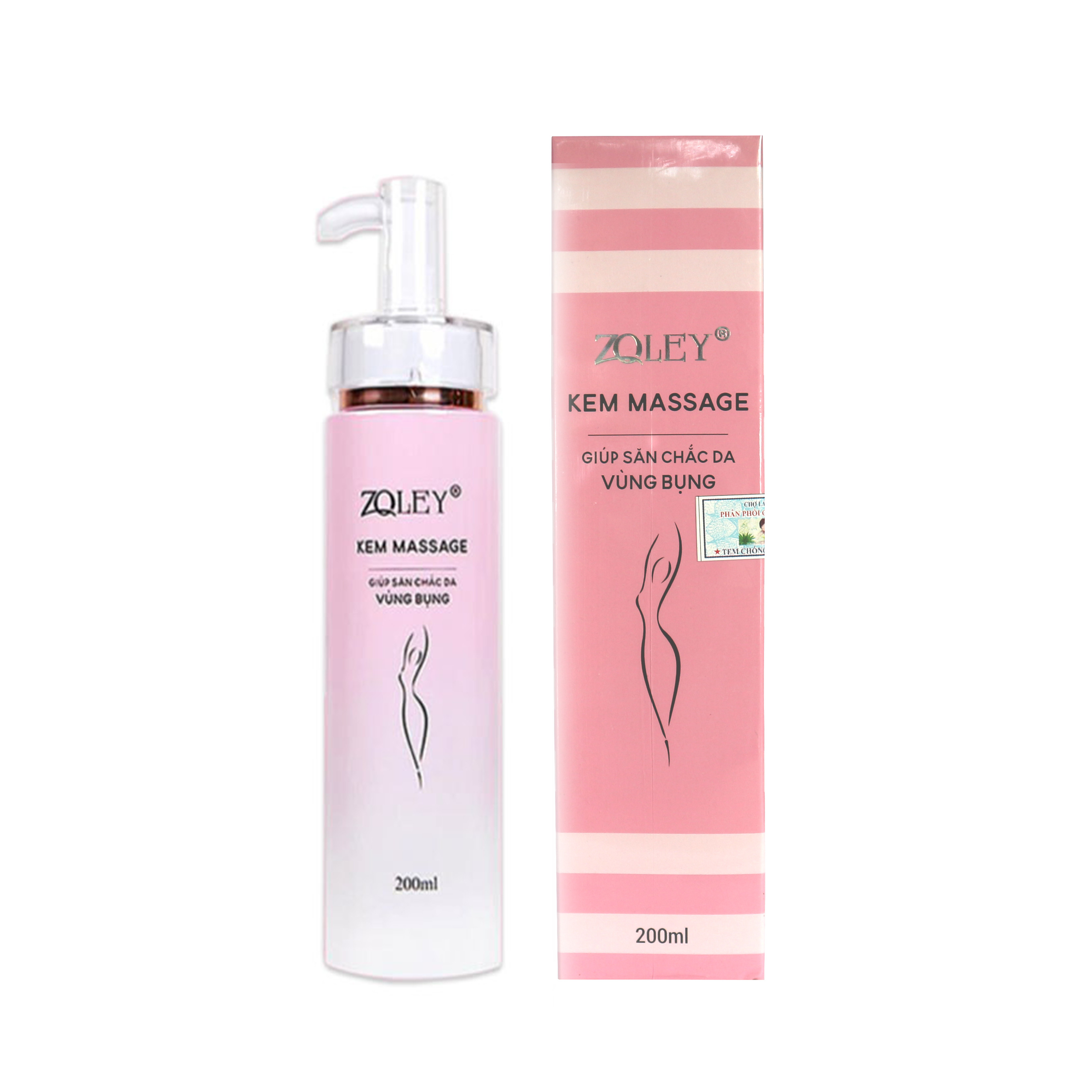 Kem Massage giúp Săn chắc da Vùng bụng Zoley 200ml