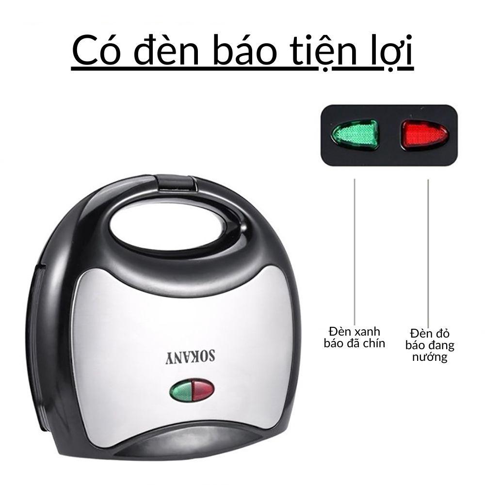 Máy nướng bánh mini ️Chọn Khuôn hình thú hoặc Khuôn Vuông️ mã 15008.15009