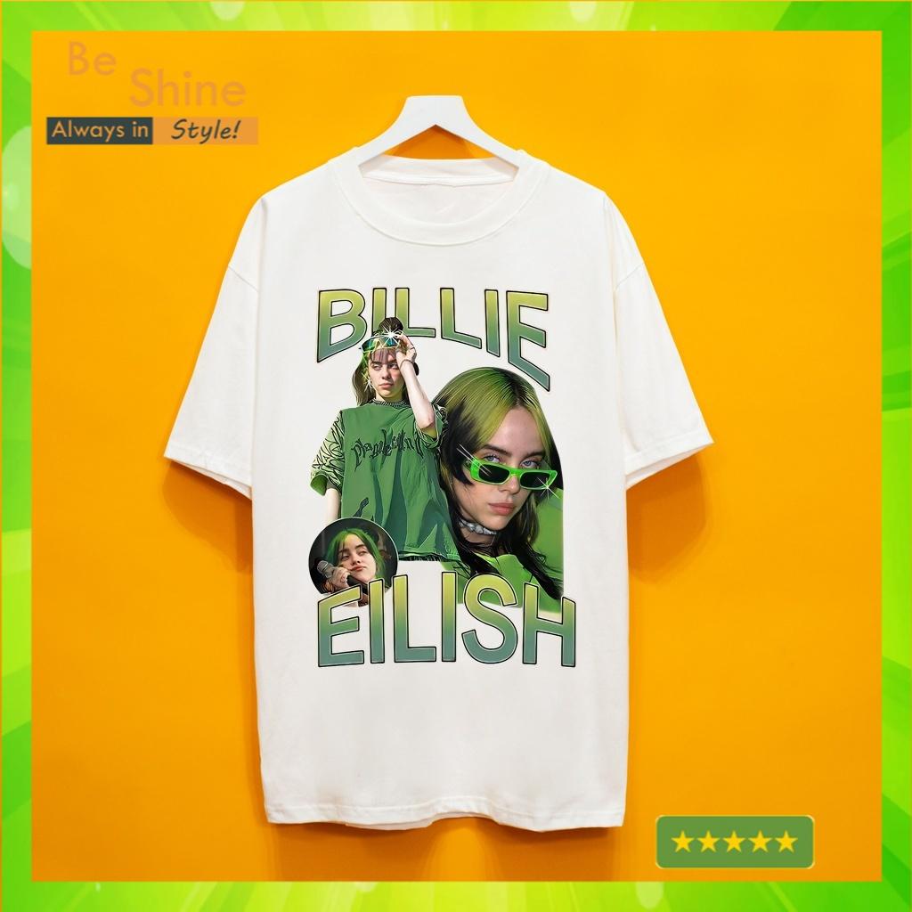 Áo Thun Billie Eilish v3 Unisex Form Rộng Chất Vải Cotton Thời Trang Nam Nữ