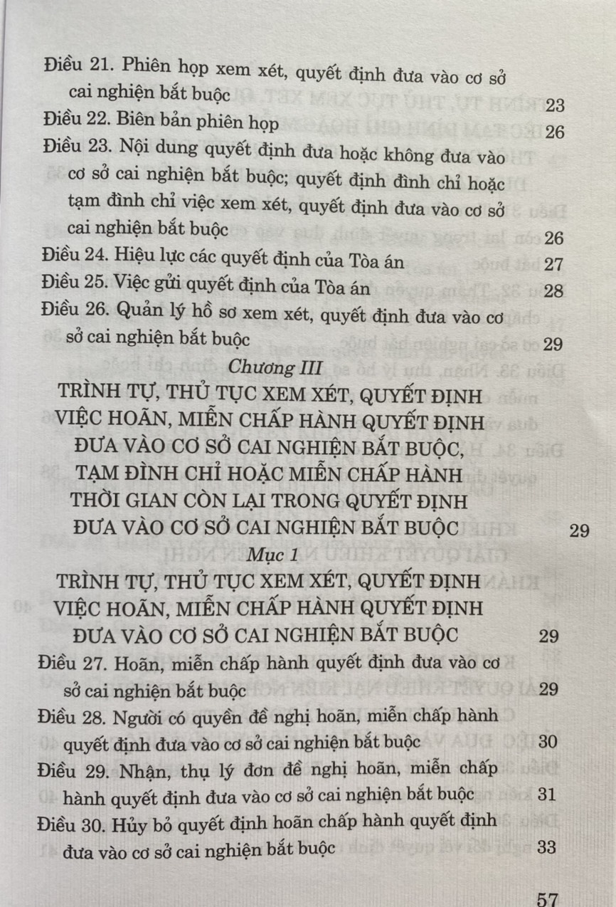 Pháp Lệnh Trình Tự, Thủ Tục Toà Án Nhân Dân Xem Xét Quyết Định  Việc Đưa Người Nghiện Ma Tuý Từ Đủ 12 Tuổi Đến Dưới 18 Tuổi Vào Cơ Sở Cai Nghiện Bắt Buộc