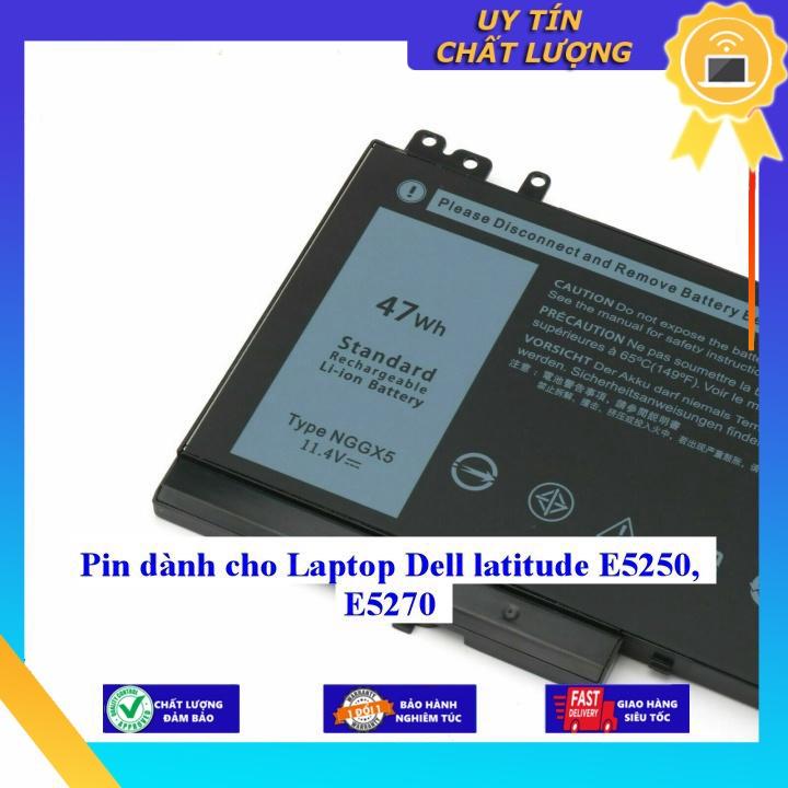 Pin dùng cho Laptop Dell latitude E5250 E5270 - Hàng Nhập Khẩu New Seal