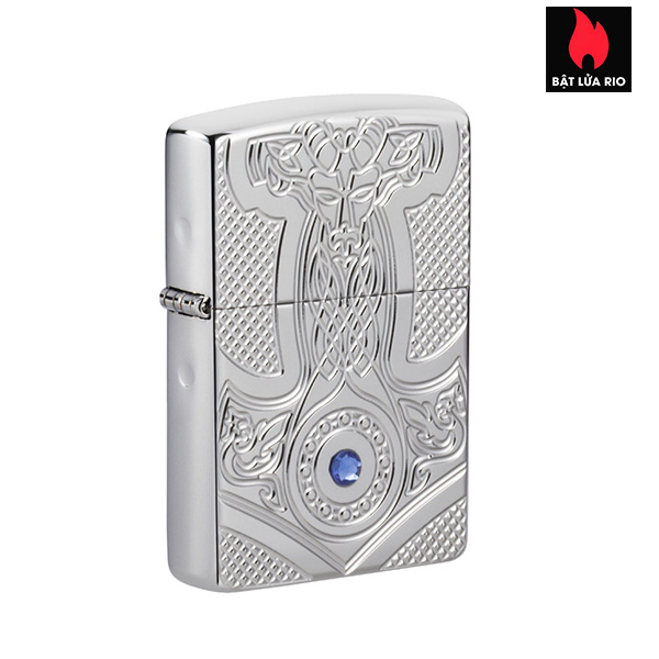 Bật Lửa Zippo 49289 – Zippo Medieval Armor High Polish Chrome