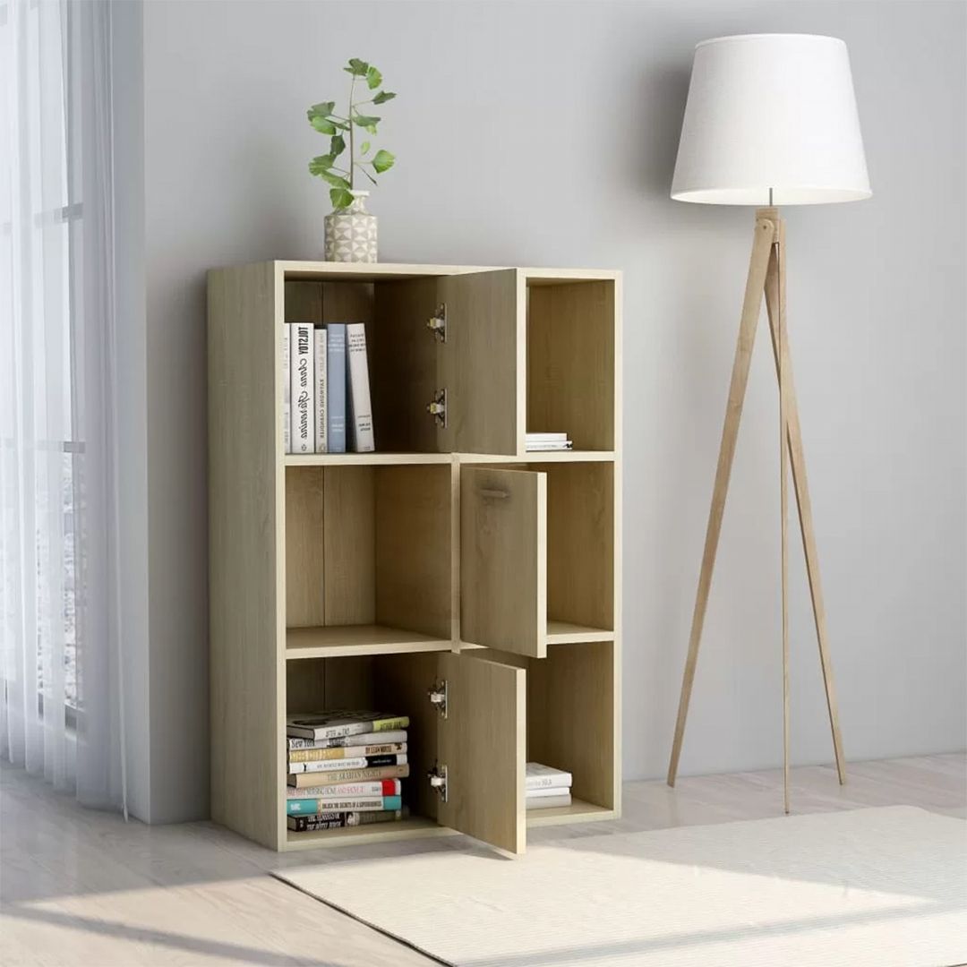 Kệ sách gỗ công nghiệp thiết kế đa năng SMLIFE Bigga