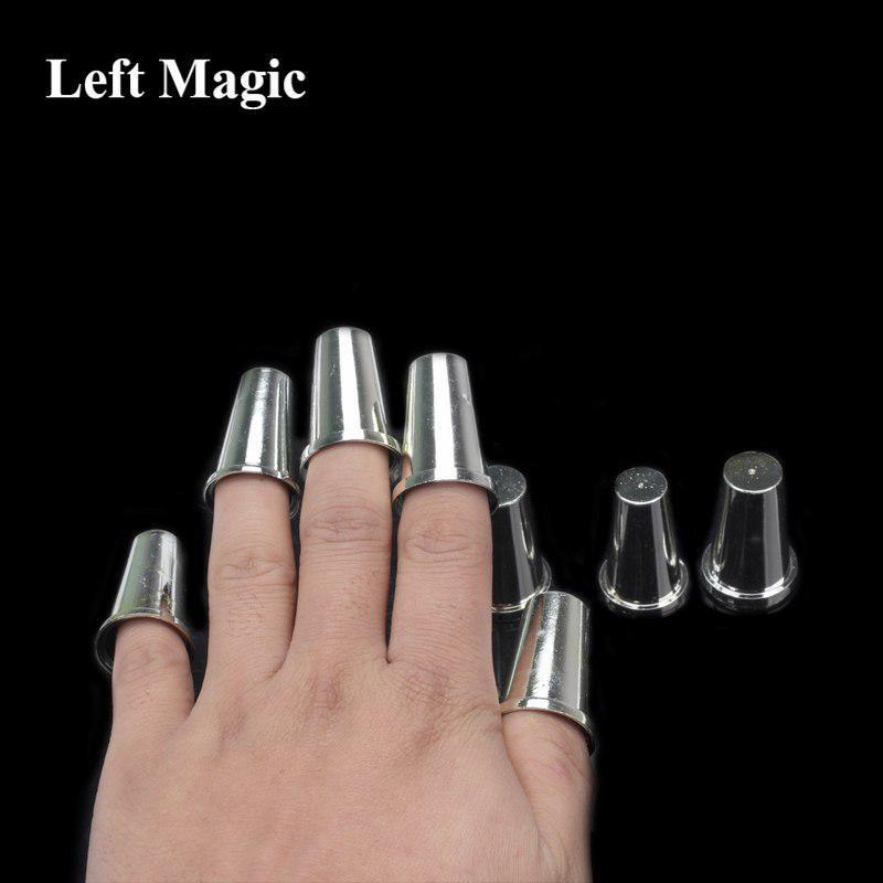 Ảo thuật ngón tay Thimble Magic màu bạc +Video Hướng dẫn