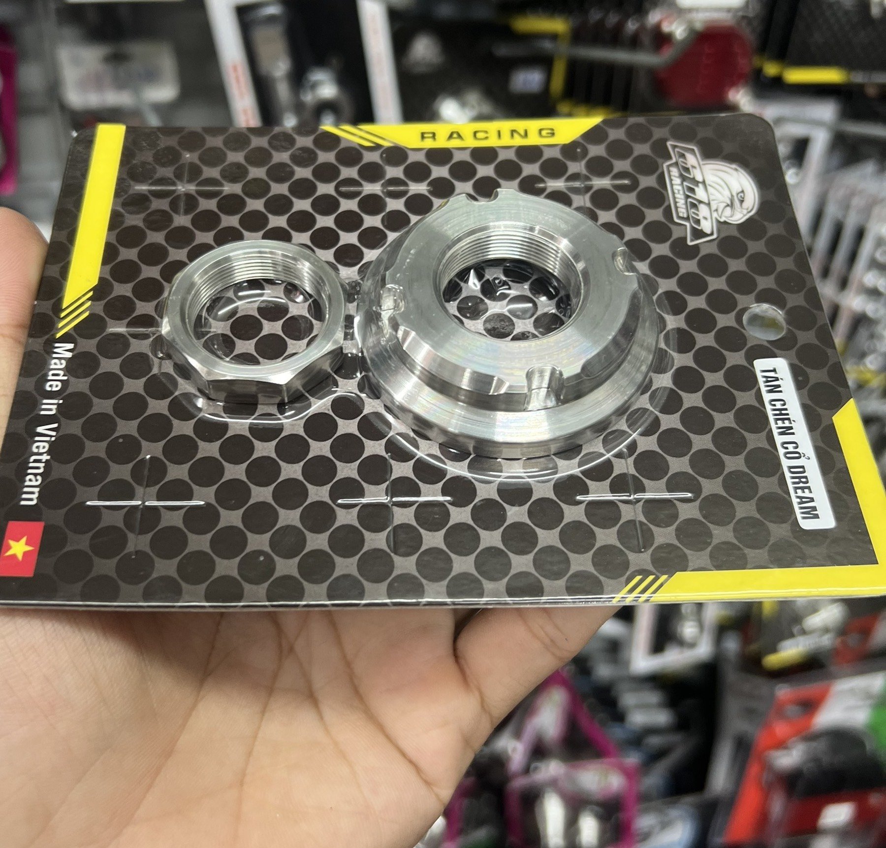 Tán chén cổ dành cho Dream, Wave, Future Inox 304 - 618