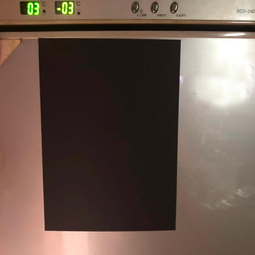 A4 Nam Châm Tờ Đen Từ Thảm Cho Tủ Lạnh Hình Và Hình Cắt Chết Thủ Công Nam Châm Từ Tính Trên 1 Bên 0.5mm