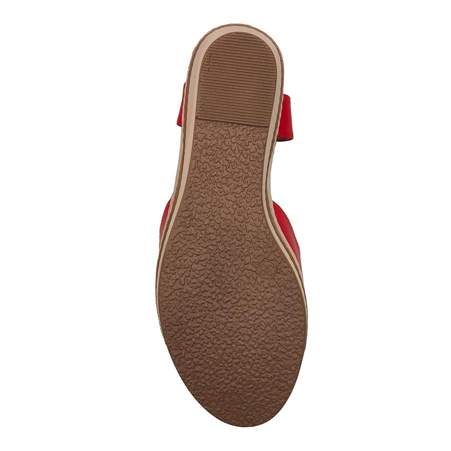 Giày sandal nữ đế xuồng da bò TiTi Đô cao cấp DNU2142b