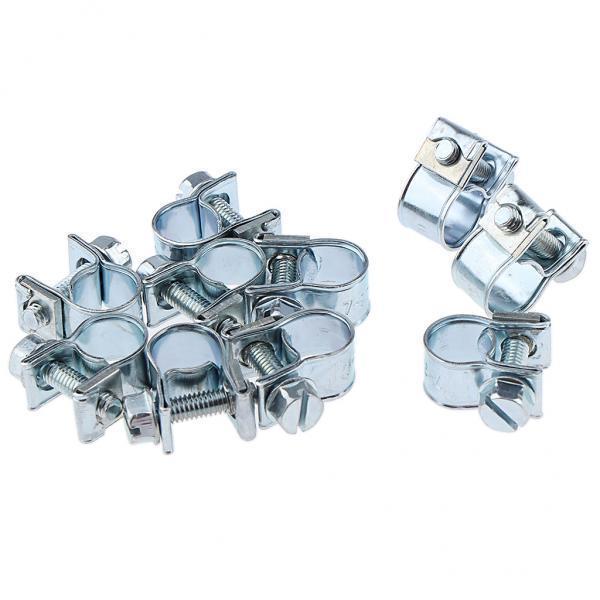 3x 10pack 304 Stainless Steel Clip Hose Pipe Clamp Diameter Ø 7 - 9mm