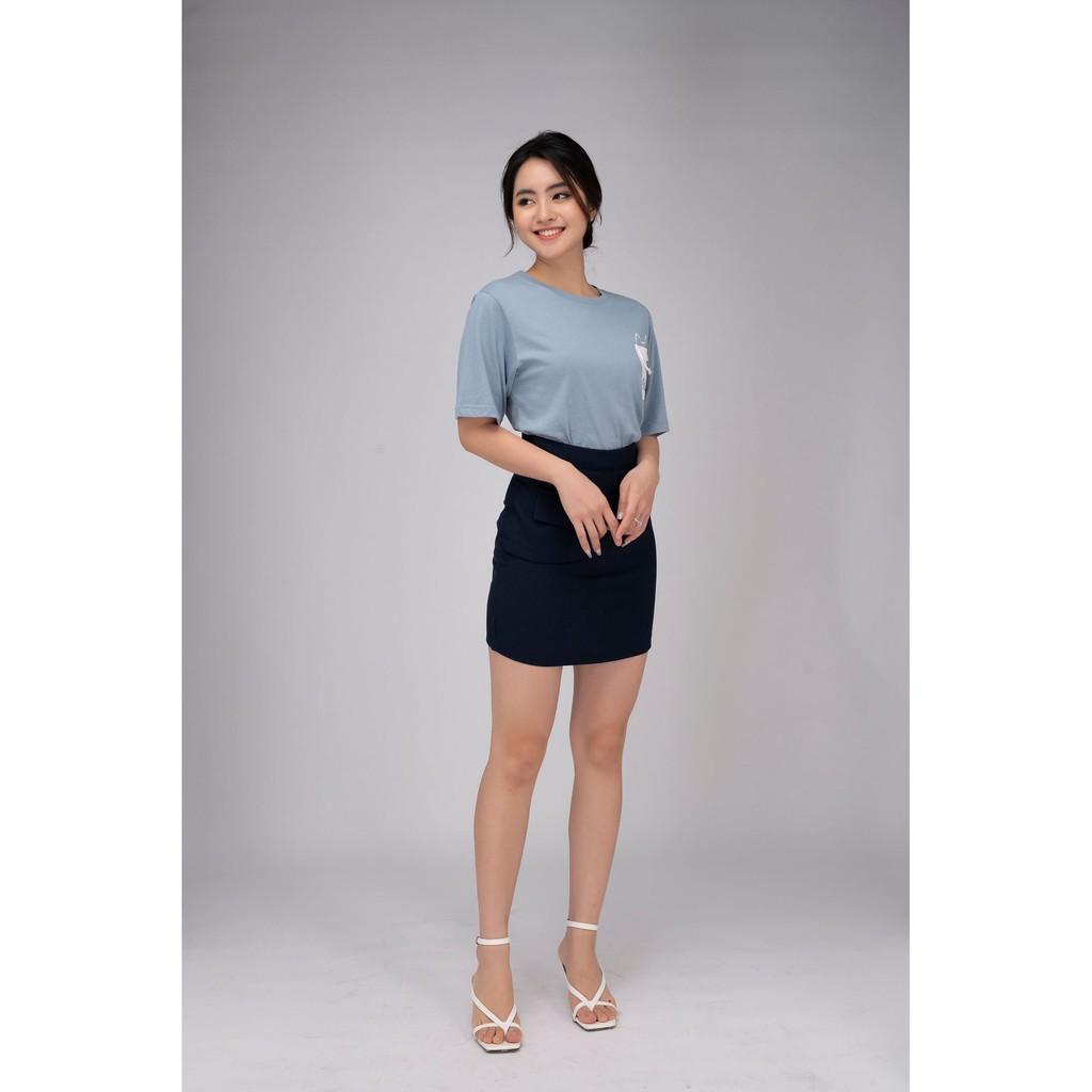 Chân váy công sở, Chân váy Basic cách điệu túi xườn TK FASHION K452-20
