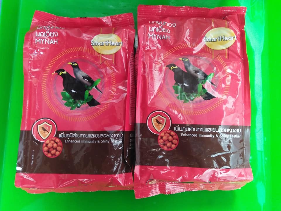 Combo 4 Cám Ớt SmartHeart 400g Thức Ăn Cho Chim Nhồng, Sáo, Cưỡng, Két