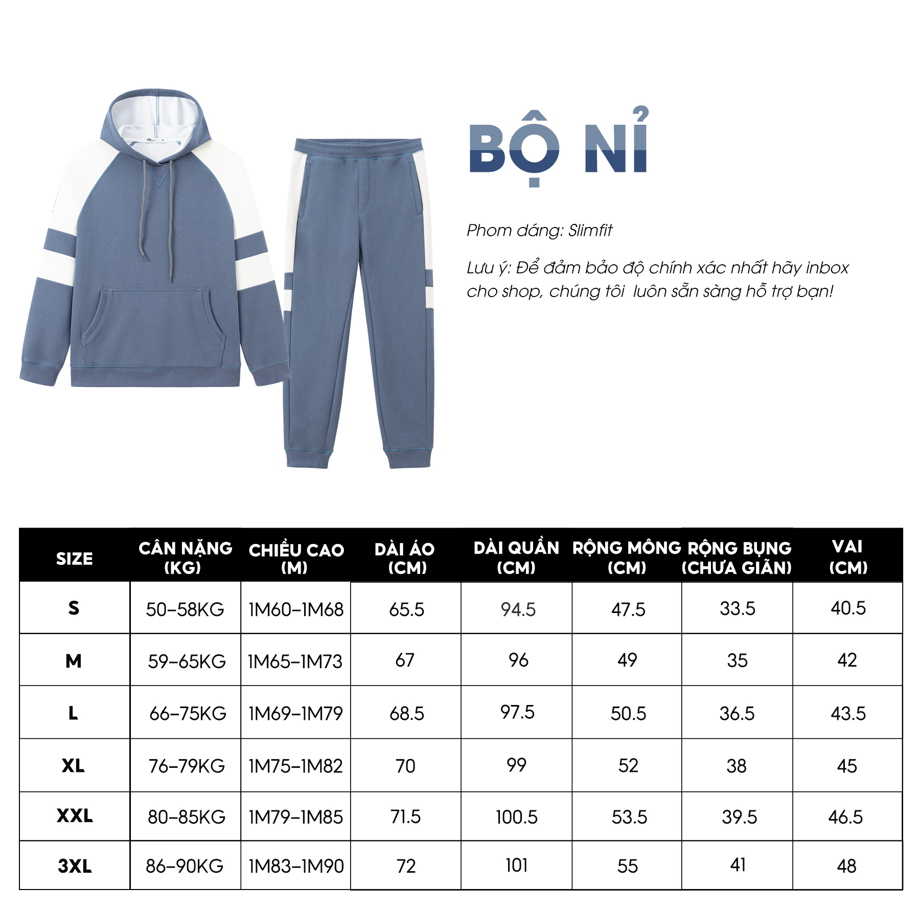 Bộ Quần Áo Nỉ Hoodie Nam 5S FASHION Dày Dặn, Tay Raglan Can Phối Trẻ Trung, Khỏe Khoắn (BNH23006)