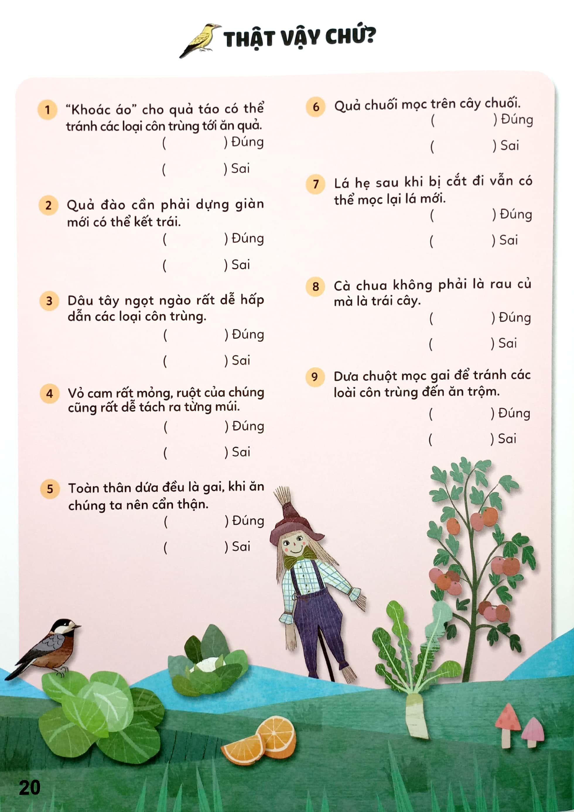 Sticker Bước Vào Thế Giới Thiên Nhiên Kỳ Thú - Tập 2 - Trái Cây Và Rau Củ