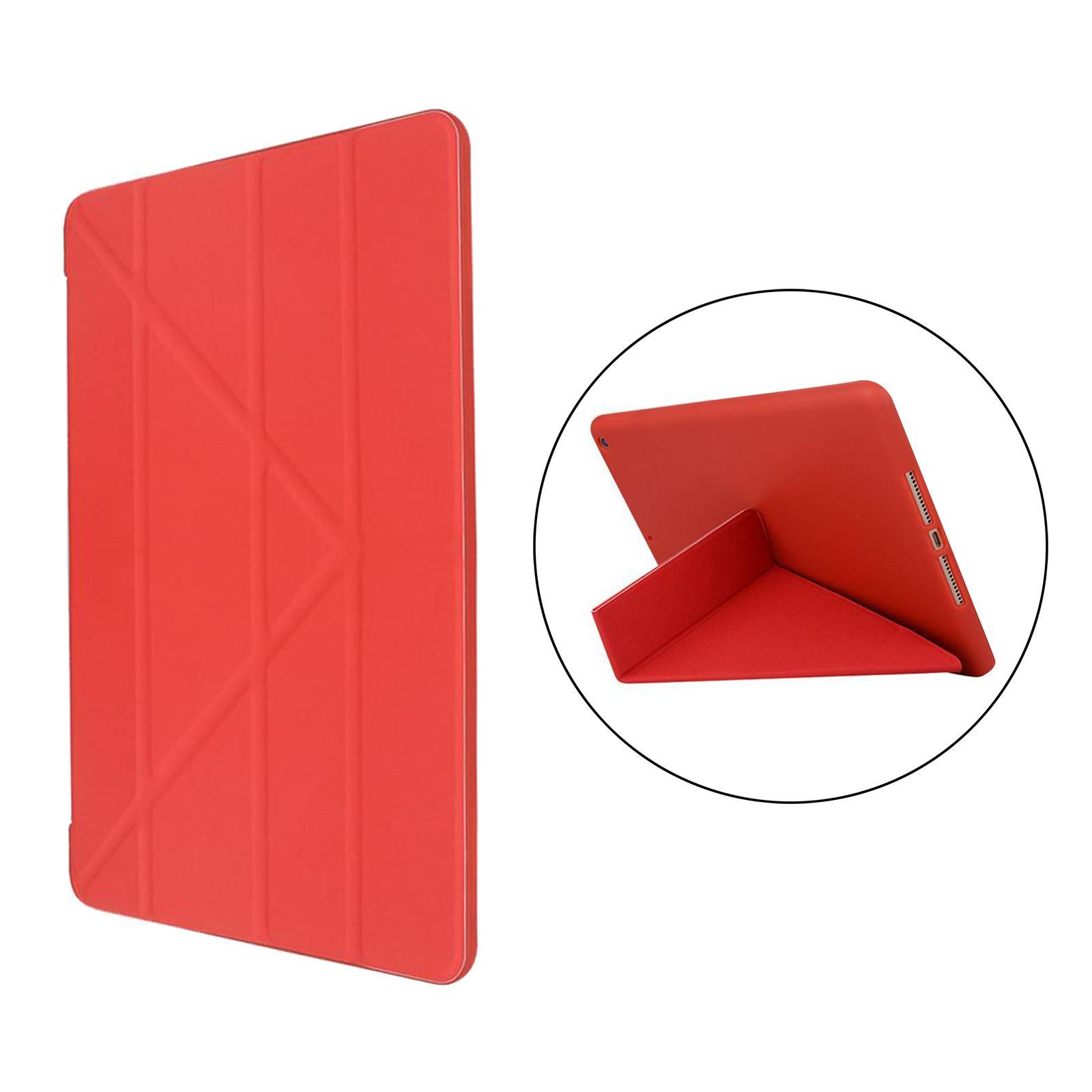 Shockproof Silicone Folding Stand Case Red