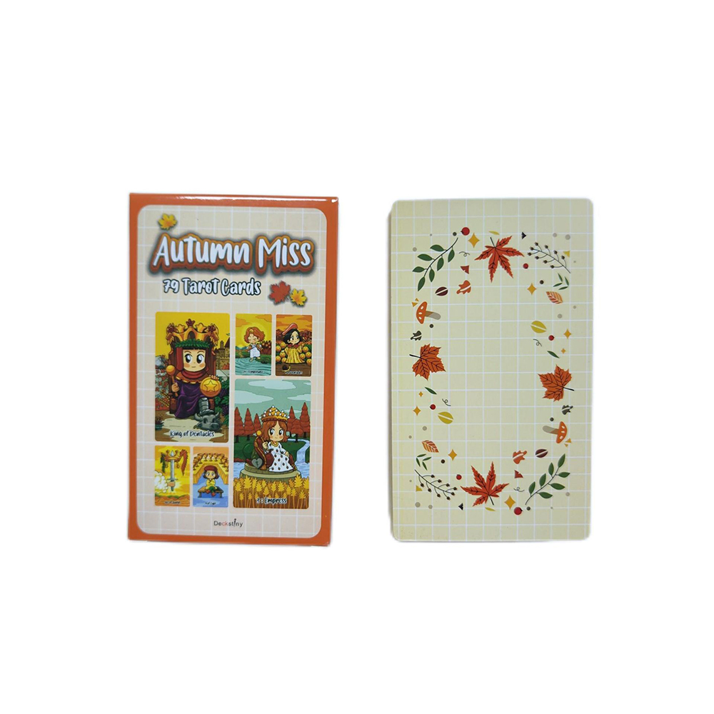 [Size Gốc] Bộ Bài Autumn Miss Tarot 79 Lá Bài 7x12 Cm Đá Thanh Tẩy