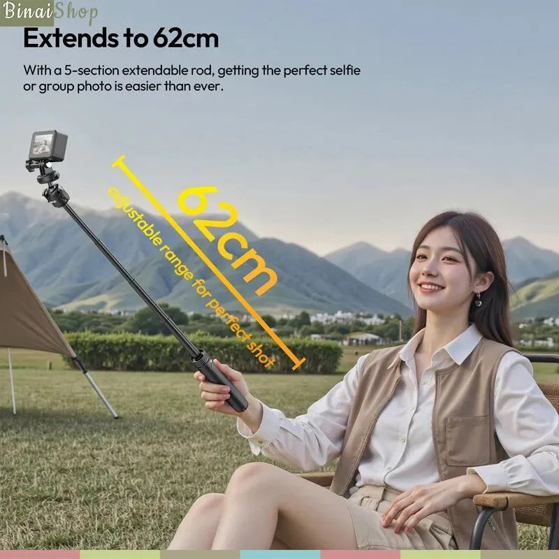 ULANZI MT-90 - Tripod Đa Năng Gọn Nhẹ Tích Hợp Ngàm CKA Quick Release Cho Máy Ảnh, GoPro, Insta360 Và Điện Thoại- hàng chính hãng