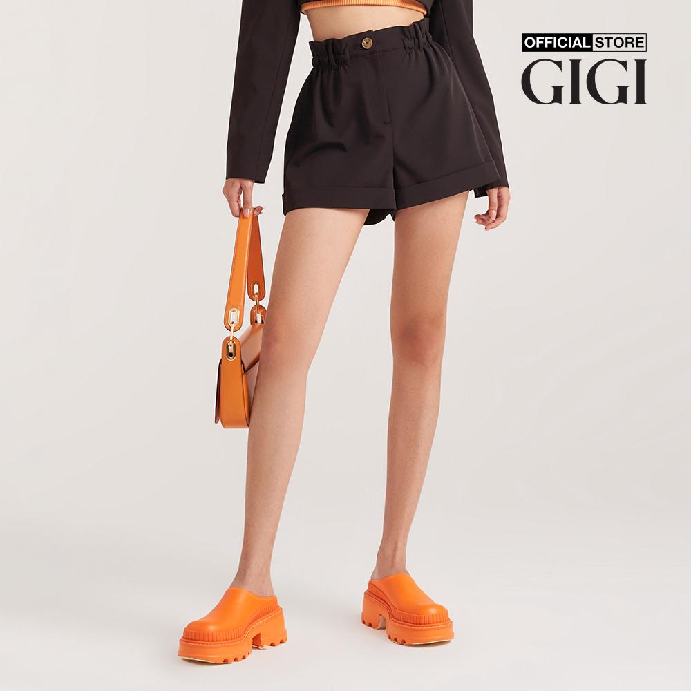 GIGI - Quần shorts nữ lưng thun xoắn gấu hiện đại G3402S221412-66-Size:36