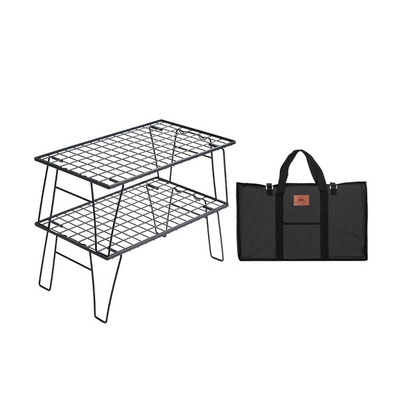 Kệ để đồ đa năng Campingmoon T-235-2T T235-2T T 235 2T (Kệ đôi có túi)