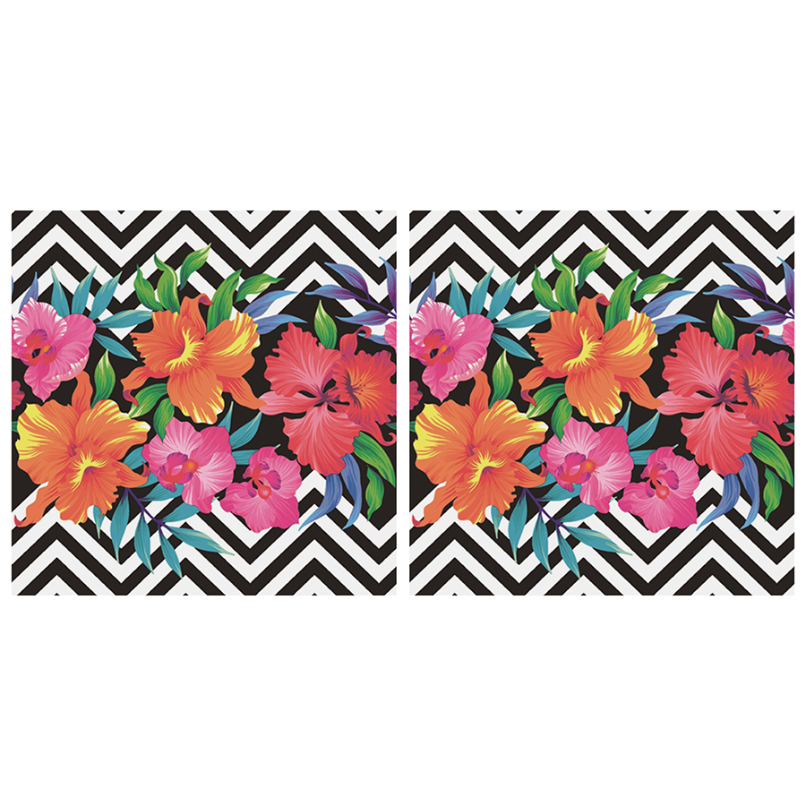 Combo 2 Khăn Giấy Ăn Trang Trí Bàn Tiệc Tissue Napkins Design Ti-Flair 340121 (33 x 33 cm)