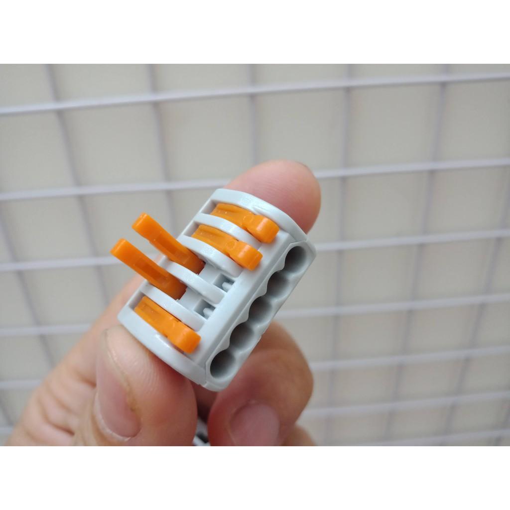 5 Cút nối dây điện KV774 -415 Wago nối 5 dây đơn