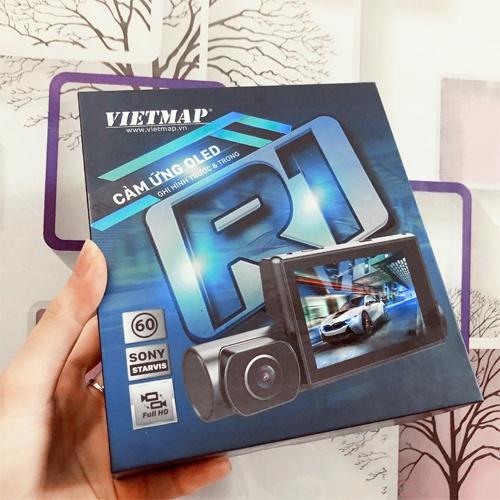 Camera Hành Trình Ô Tô, Xe Hơi VIETMAP R1 - Cảm Ứng, Cảnh Báo Tốc Độ, Ghi Hình Trước Và Trong Xe