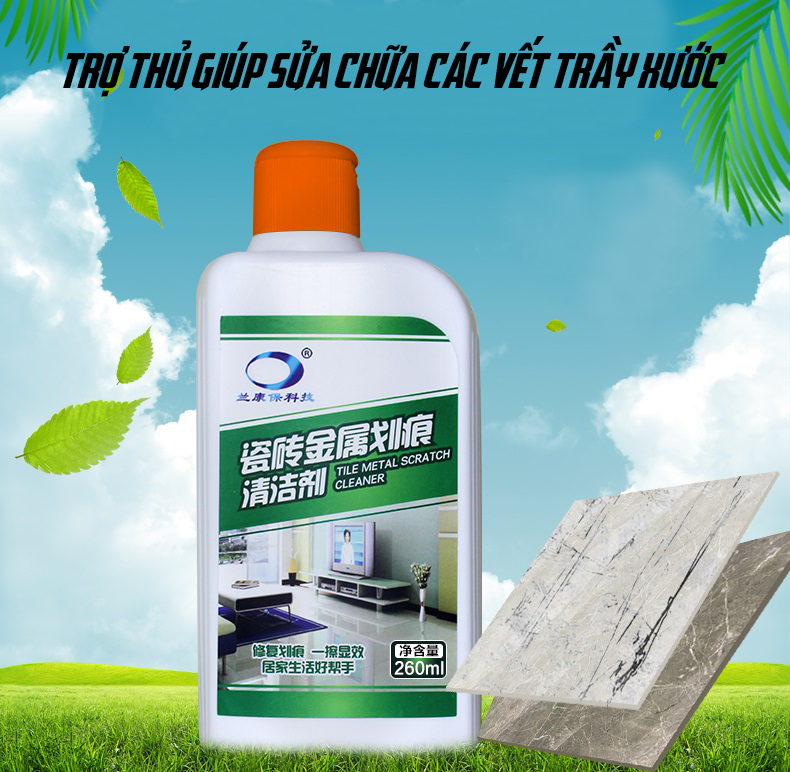 Chai tẩy vết xước sàn nhà, gạch men 260ml