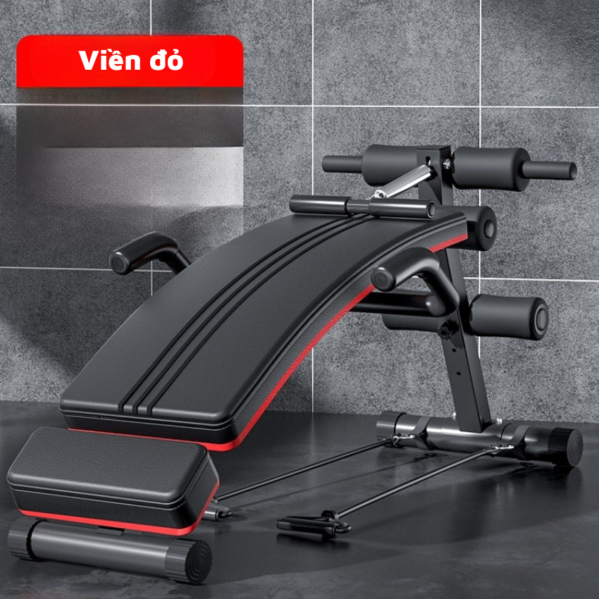 Ghế tập cơ bụng cong, ghế tập bụng tập toàn thân chống đẩy, kéo tay - Máy tập bụng tự tập tại nhà hoặc trong phòng GYM
