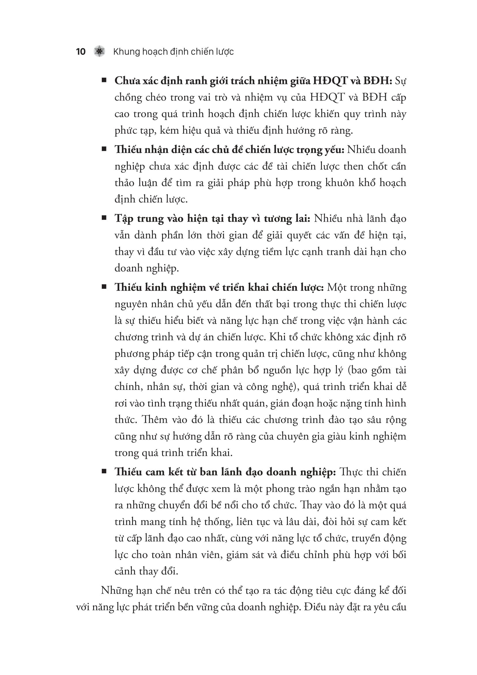 Sách - Khung Hoạch Định Chiến Lược - Bộ Công Cụ Thiết Yếu Cho Hội Đồng Quản Trị Và Ban Điều Hành Cấp Cao