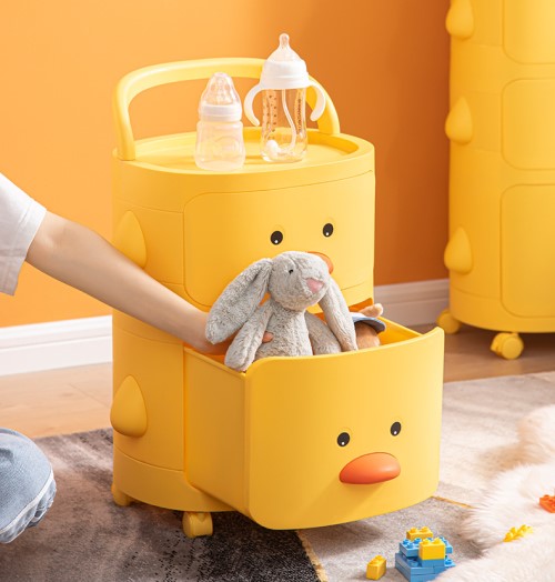 Kệ Xe Đẩy Vịt Vàng Vuông Siêu Xinh