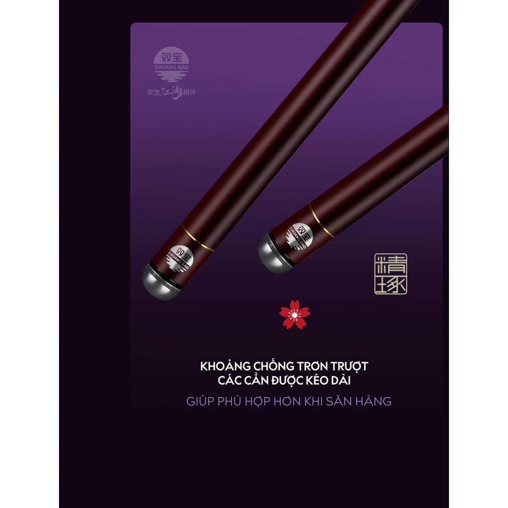 Cần câu đài Sakura đỏ, cần Sakura X6 chuyên săn hàng - Shuangbao - Sapham fishing
