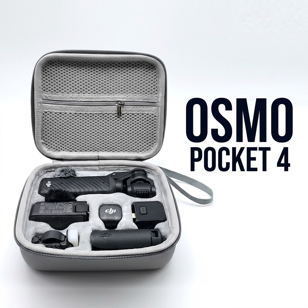 Túi chống sốc cho DJI Osmo Pocket 3 4 Camera túi đựng phụ kiện chống sốc cho osmo pocket 3 4 - Hàng chính hãng