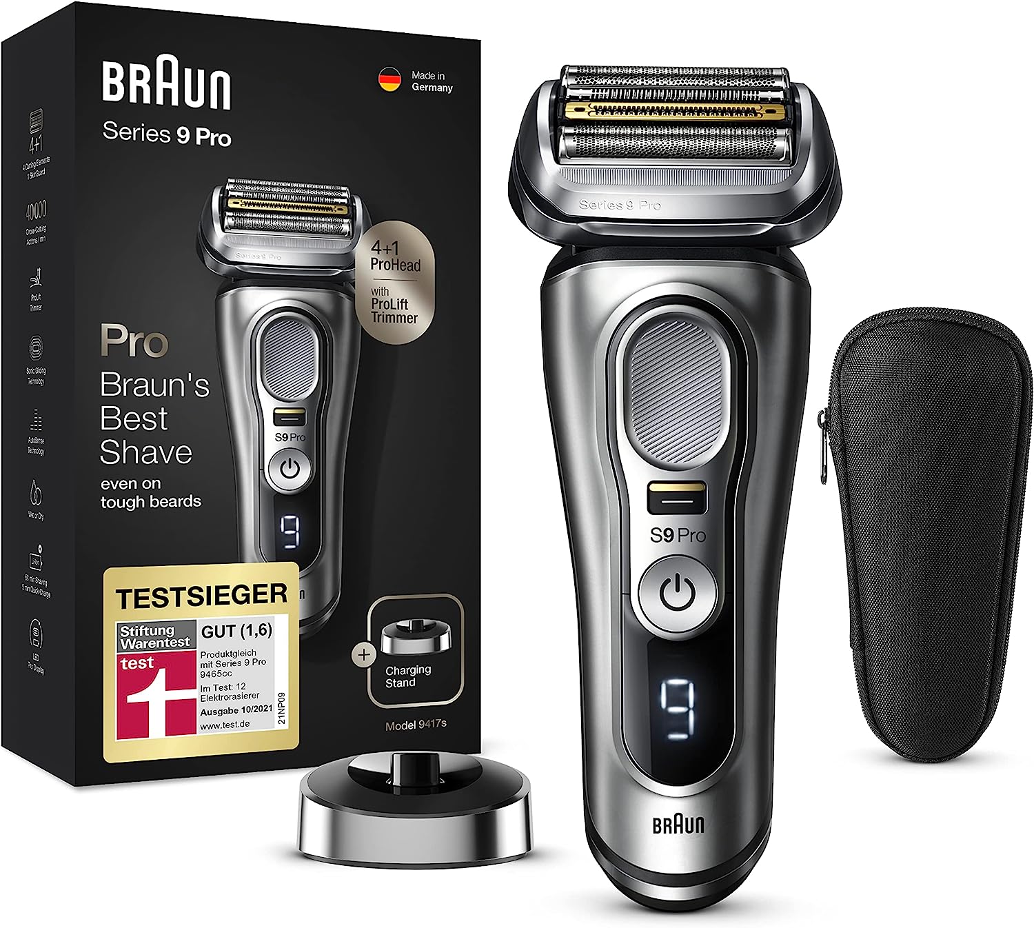 Máy cạo râu Braun Series 9 Pro Premium 9417s Hàng Chính Hãng