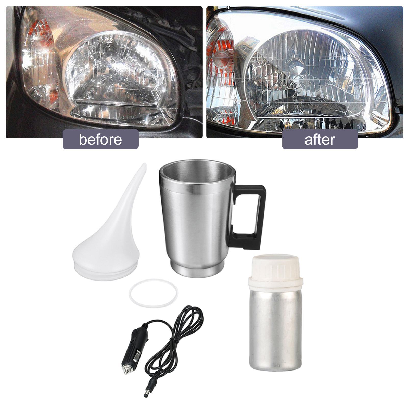 Car Headlight Renovation Polishing Kit, Atomizing Cup Headlight Lens Polish Set, Lens Coating Tool ,Fit for Taillights Lens Polish Kit