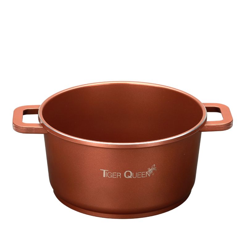 Nồi hầm Ceramic từ tính cao cấp hiệu Tiger Queen CWCB-24CH - Màu nâu chocolate - Chính hãng