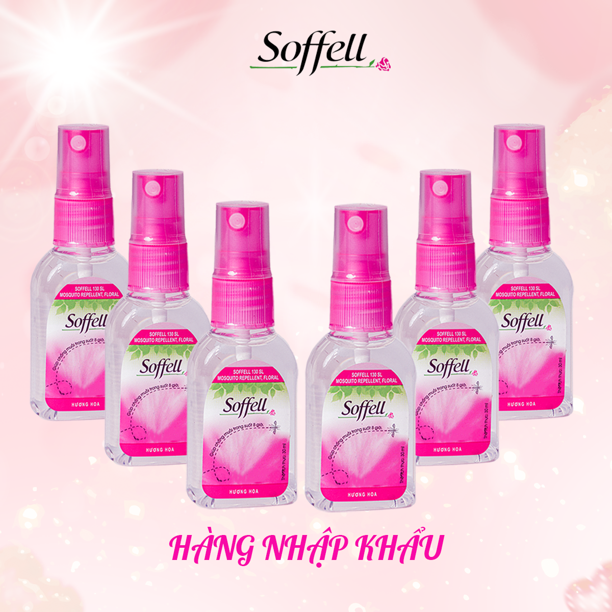 [COMBO 6] PHUN SƯƠNG XUA MUỖI SOFFELL - 30ML
