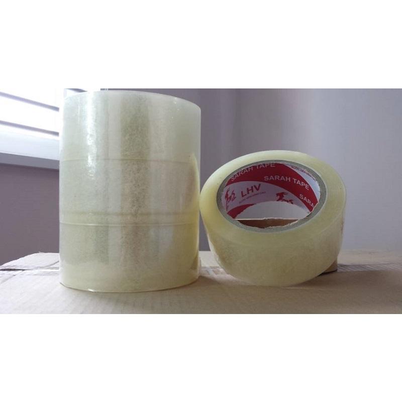 Băng Keo Trong , Đục 5cm 80Yard - 6 Cuộn / Cây