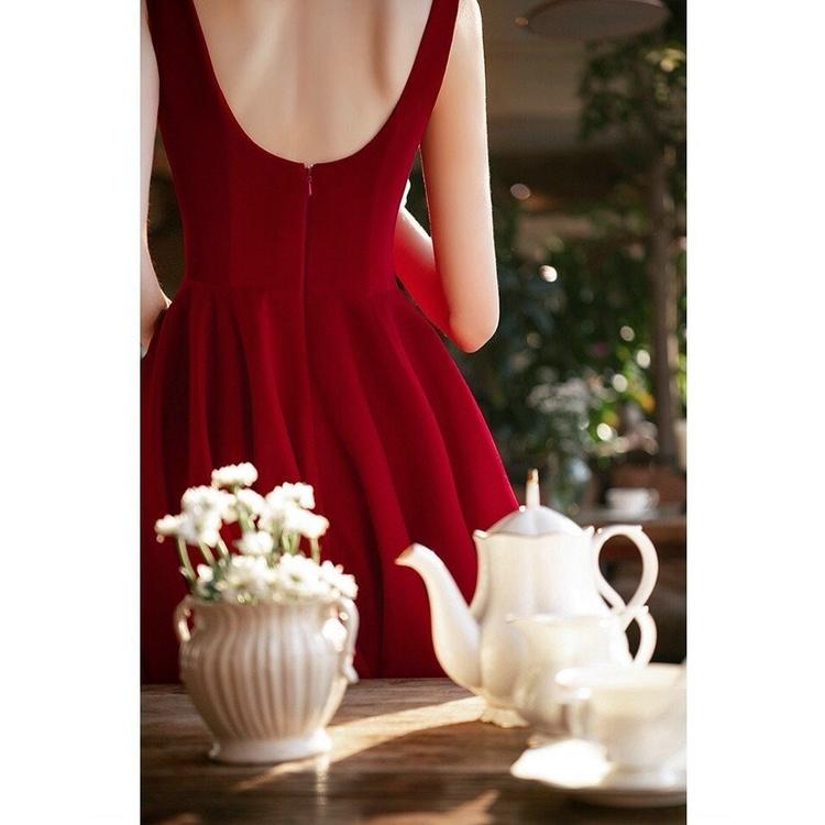 ĐẦM ĐỎ TÙNG XÒE XẾP LI 2 DÂY