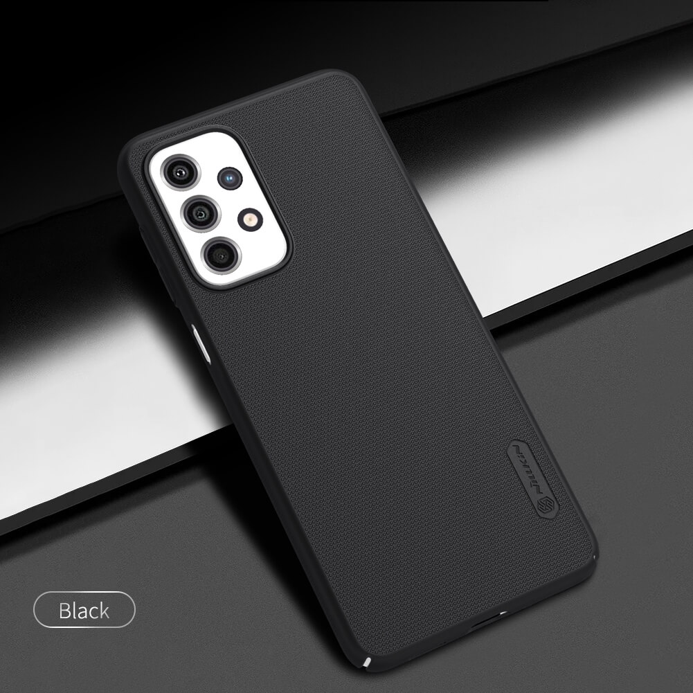Ốp lưng sần chống sốc cho Samsung Galaxy A33 5G mặt lưng nhám hiệu Nillkin Super Frosted Shield - hàng nhập khẩu