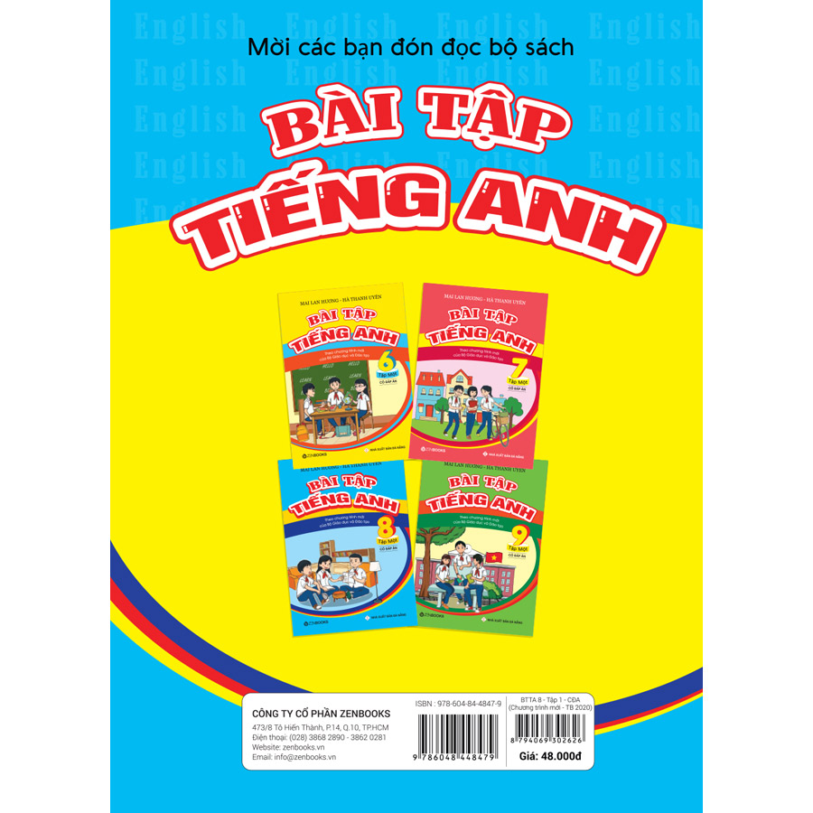 Bài Tập Tiếng Anh 8 - Tập 1 - Có Đáp Án (Theo Chương Trình Mới Của Bộ GD&amp;ĐT)