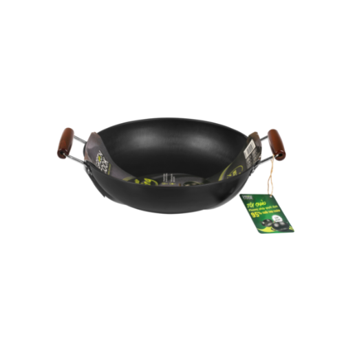 Chảo Saute Pan steel deep piety nitriding green Cook GCW01 available on all kinds of kitchen