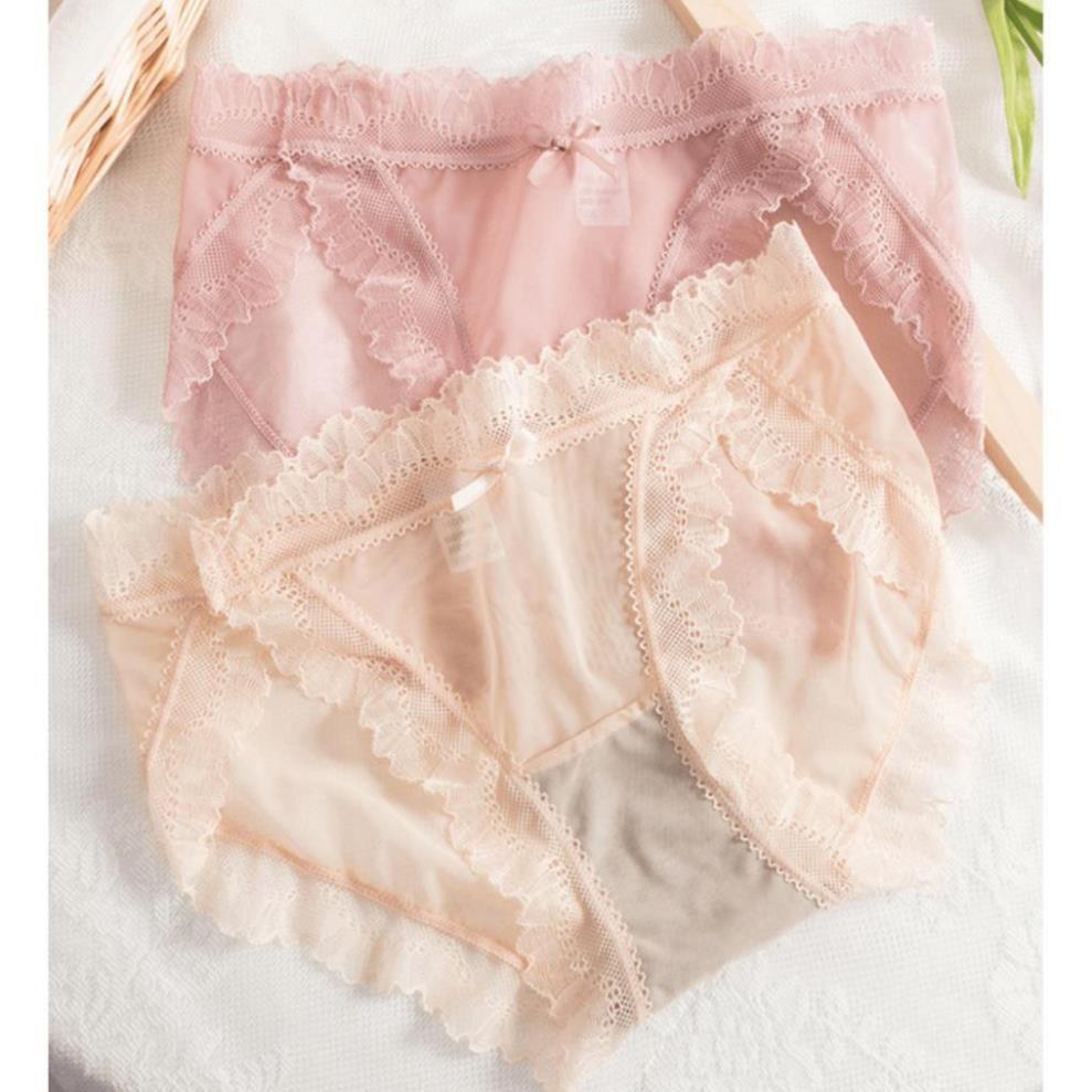 QUẦN LÓT REN LƯỚI LACE CHỐNG HẰN VIỀN PHONG CÁCH NHẬT BẢN Q297